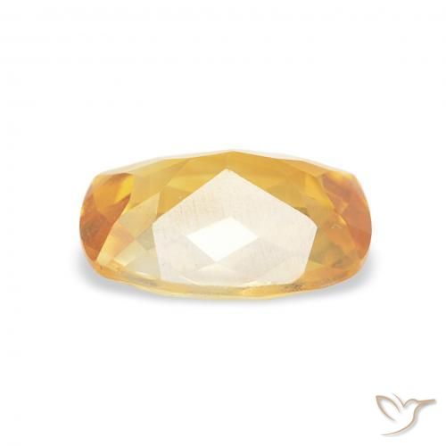 1.07 карата, натуральный Medium Light-Golden Цитрин, Подушка, VVS-VS