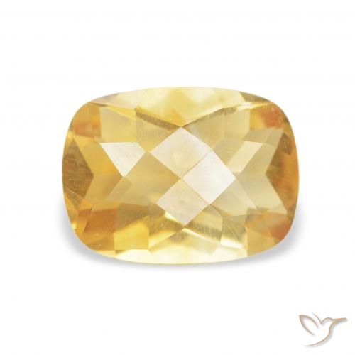 1.04ct Натуральный Золотой Цитрин, Подушка, VVS-VS