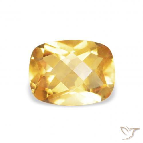 1.16ct Натуральный Золотой Цитрин, Подушка, Чистота VS