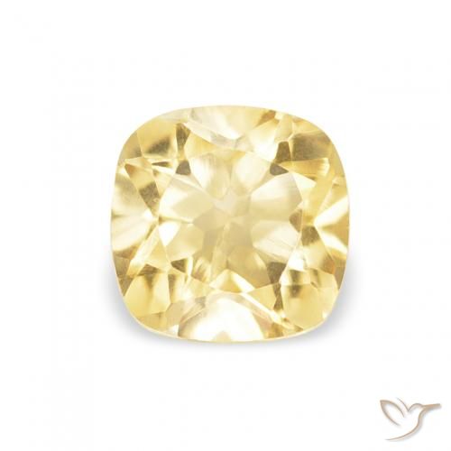 0.53ct Натуральный Золотой Цитрин, Подушка, Чистота VS, Photo A