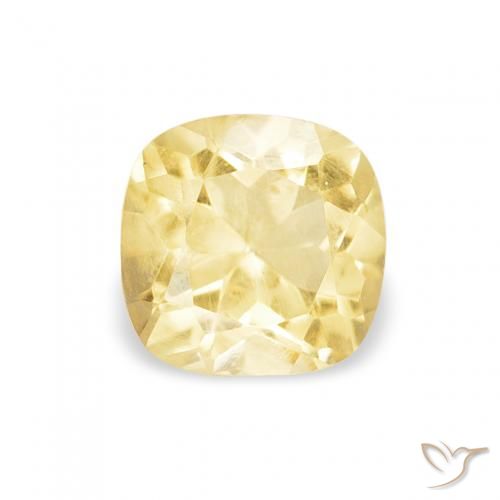 0.48ct Натуральный Золотой Цитрин, Подушка, Чистота VS