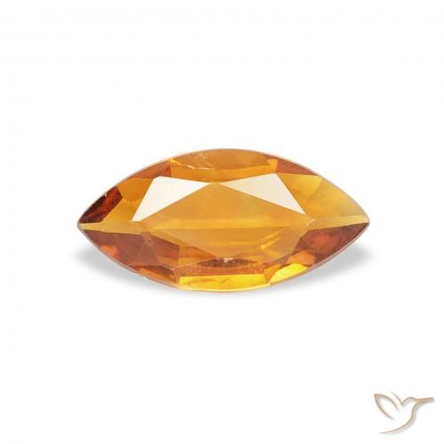 0.36ct Натуральный Золотой Цитрин, Маркиза, Чистота VS
