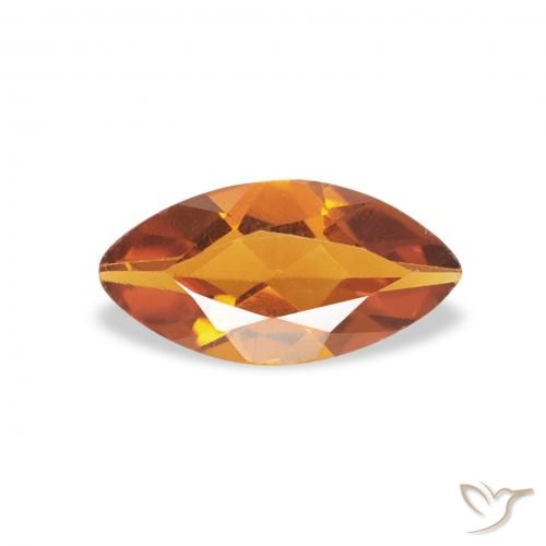 0.46ct Натуральный Средний апельсин Цитрин, Маркиза, Чистота VS