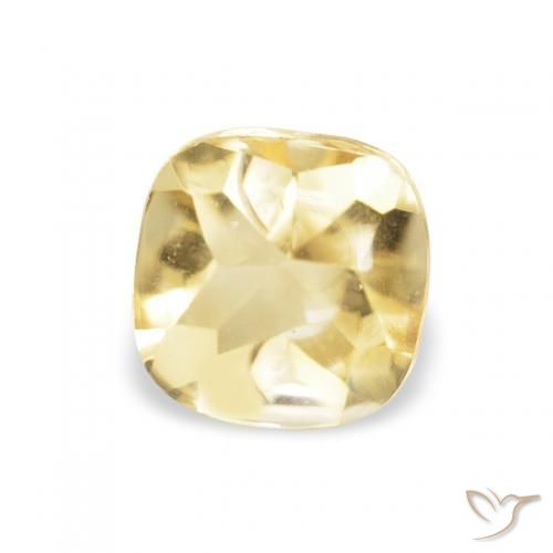 0.58ct Натуральный Светлое золото Цитрин, Подушка, Прозрачный