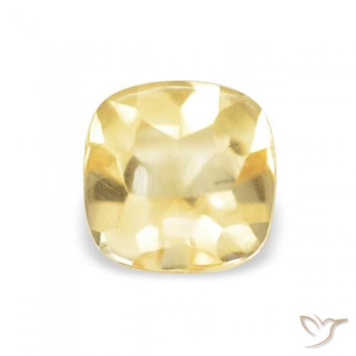 0.65ct Натуральный Светлое золото Цитрин, Подушка, Прозрачный