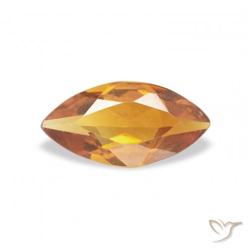 0.43ct Натуральный Средний апельсин Цитрин, Маркиза, Чистота VS