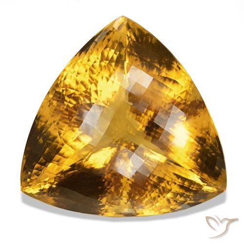 551.04ct Золотисто-коричневый Цитрин, Триллион, IF