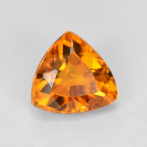 Натуральный оранжевый клинохумит 0,59 карата триллион, чистота VS
