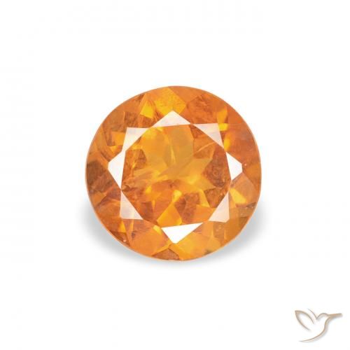 0.44ct Натуральный Средний апельсин Клиногумит, Круглый, SI-I1