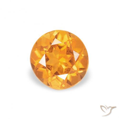 0.28ct Натуральный Средний апельсин Клиногумит, Круглый, VS-SI