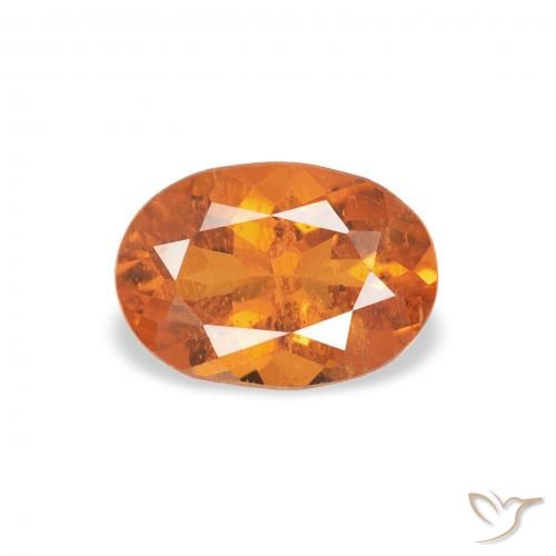 0.75ct Натуральный Средний апельсин Клиногумит, Овал, SI