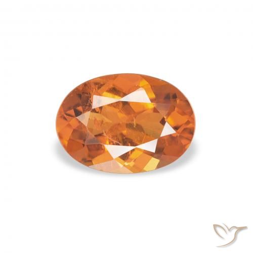 0.70ct Натуральный Средний апельсин Клиногумит, Овал, SI