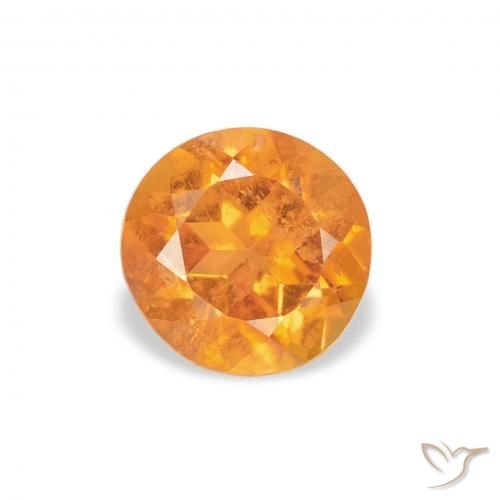 0.87ct Натуральный Средний апельсин Клиногумит, Круглый, SI