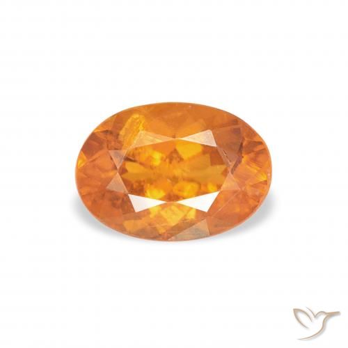 0.85ct Натуральный Средний апельсин Клиногумит, Овал, SI