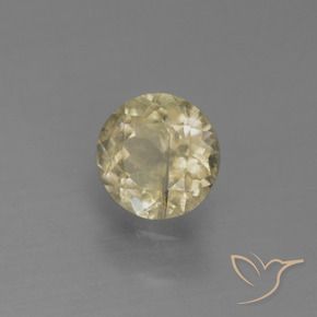 0.63 карата, натуральный Теплый желтый Диаспора, меняющая цвет, Круглый, VS-SI