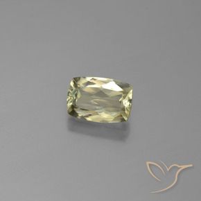 0.98 карата, натуральный Очень светло-желтый Диаспора, меняющая цвет, Подушка, Чистота VS