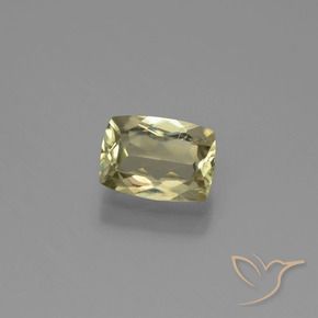 0.99 карата, натуральный Светло-желтый Диаспора, меняющая цвет, Подушка, Чистота VS