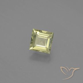 0.81 карата, натуральный Очень светло-желтый Диаспора, меняющая цвет, Квадрат, Чистота VS