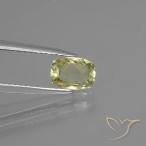 0.73 карата, натуральный Очень бледно-желтый Диаспора, меняющая цвет, Подушка, Чистота VVS