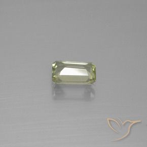 0.86 карата, натуральный Коричневато-желтый Диаспора, меняющая цвет, Октагон / Изумрудная Огранка, VVS-VS