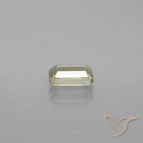 0.94 карата, натуральный Светло-желтый зеленый Диаспора, меняющая цвет, Октагон / Изумрудная Огранка, Чистота VS