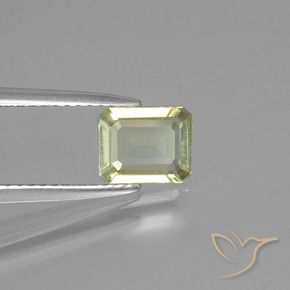 0.90 карата, натуральный Палевый Диаспора, меняющая цвет, Октагон / Изумрудная Огранка, VVS-VS