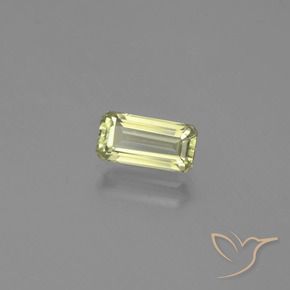1.24 карата, натуральный Светло-желтый Диаспора, меняющая цвет, Октагон / Изумрудная Огранка, VVS-VS