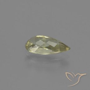 1.36 карата, натуральный Коричневато-желтый Диаспора, меняющая цвет, Форма груши, VS-SI