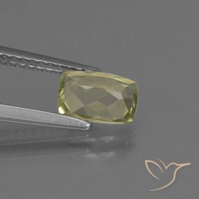 1.04 карата, натуральный Коричневато-желтый Диаспора, меняющая цвет, Подушка, Чистота VS