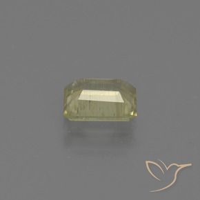 0.71 карата, натуральный Коричневато-желтый Диаспора, меняющая цвет, Октагон / Изумрудная Огранка, VS-SI