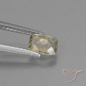 0.75 карата, натуральный Очень светло-желтый Диаспора, меняющая цвет, Подушка, Чистота VS