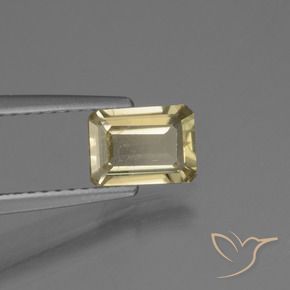 0.78 карата, натуральный Средний желтый Диаспора, меняющая цвет, Октагон / Изумрудная Огранка, Чистота VS