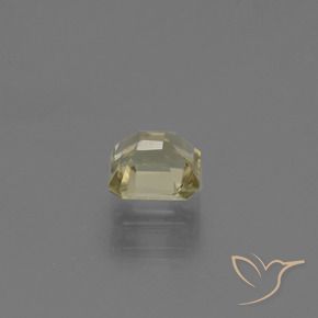 0.77 карата, натуральный Очень светло-желтый Диаспора, меняющая цвет, Октагон / Изумрудная Огранка, Чистота VS
