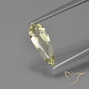 0.76 карата, натуральный Средний желтый Диаспора, меняющая цвет, Форма груши, VVS-VS