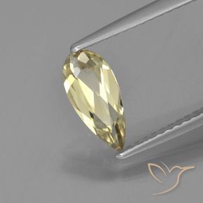0.80 карата, натуральный Землисто-желтый Диаспора, меняющая цвет, Форма груши, VVS-VS