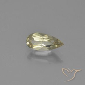 0.86 карата, натуральный Очень светло-желтый Диаспора, меняющая цвет, Форма груши, VVS-VS
