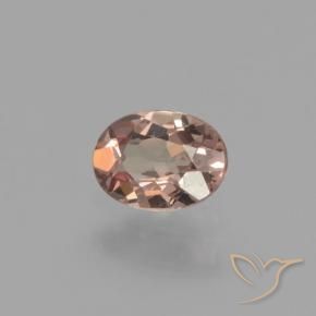 0.41 карата, натуральный Гикори Браун Меняющий цвет гранат, Огранка Овал, Чистота VS