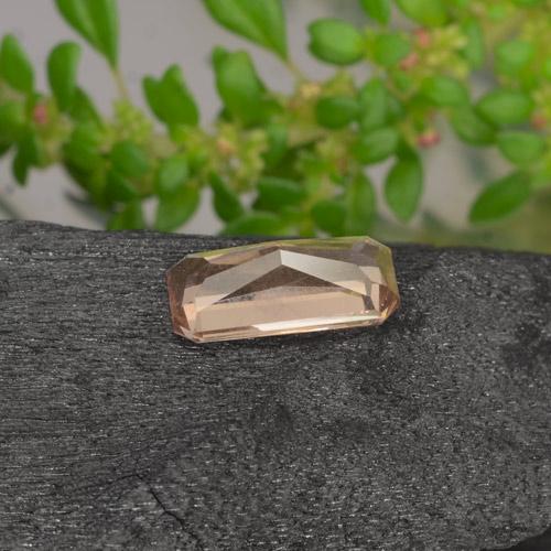 0.71 карата, натуральный Гикори Браун Меняющий цвет гранат, Изумрудная огранка, VS-SI