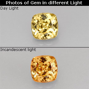 0.78 карата, натуральный Зеленовато-коричневый с переходом в красно-розовый Меняющий цвет гранат, Подушка Крой, VVS-VS