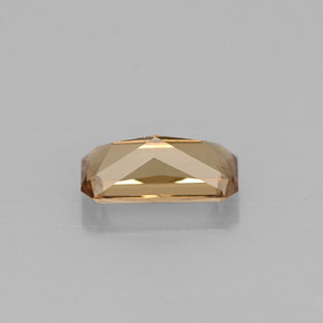 0.80 карата, натуральный Золотисто-коричневый с переходом в оранжевый Меняющий цвет гранат, Изумрудная огранка, VVS-VS