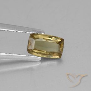 0.87 карата, натуральный Золотисто-коричневый Меняющий цвет гранат, Подушка, Чистота VS