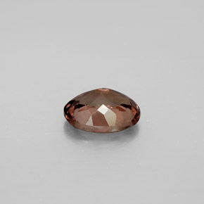 3.54 карата, натуральный Коричневато-розовый с переходом в красный Меняющий цвет гранат, Огранка Овал, Чистота VS