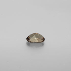 0.60 карата, натуральный Золотисто-коричневый с переходом в оранжевый Меняющий цвет гранат, Огранка Овал, Чистота VS