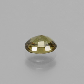 0.80 карата, натуральный Зеленовато-коричневый с переходом в красно-розовый Меняющий цвет гранат, Огранка Овал, Чистота VS
