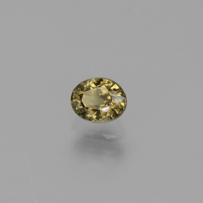 0.62 карата, натуральный Зеленый с переходом в красно-розовый Меняющий цвет гранат, Огранка Овал, Чистота VS