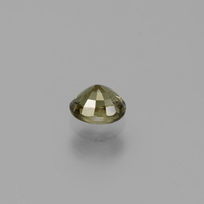 0.62 карата, натуральный Зеленый с переходом в красно-розовый Меняющий цвет гранат, Огранка Овал, Чистота VS