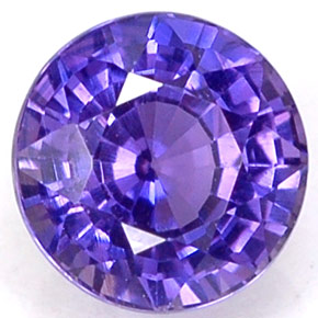 0.58 карата, натуральный Многоцветный Сапфир, меняющий цвет, Огранка Круг, Чистота VS