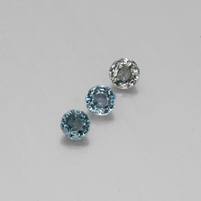 Натуральный Многоцветный Сапфир с изменением цвета  карата Огранка Круг, VVS-VS