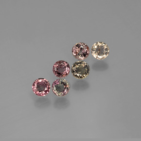 1.67 карата, натуральный Многоцветный Сапфир, меняющий цвет, Огранка Круг, Чистота VS