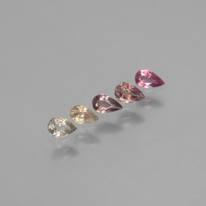  карата, натуральный Многоцветный Сапфир, меняющий цвет, Форма груши, Чистота VS